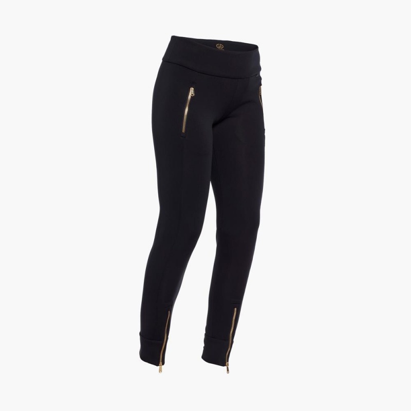 Goldbergh LIGHT knit Pants Black | 92340-QBAX