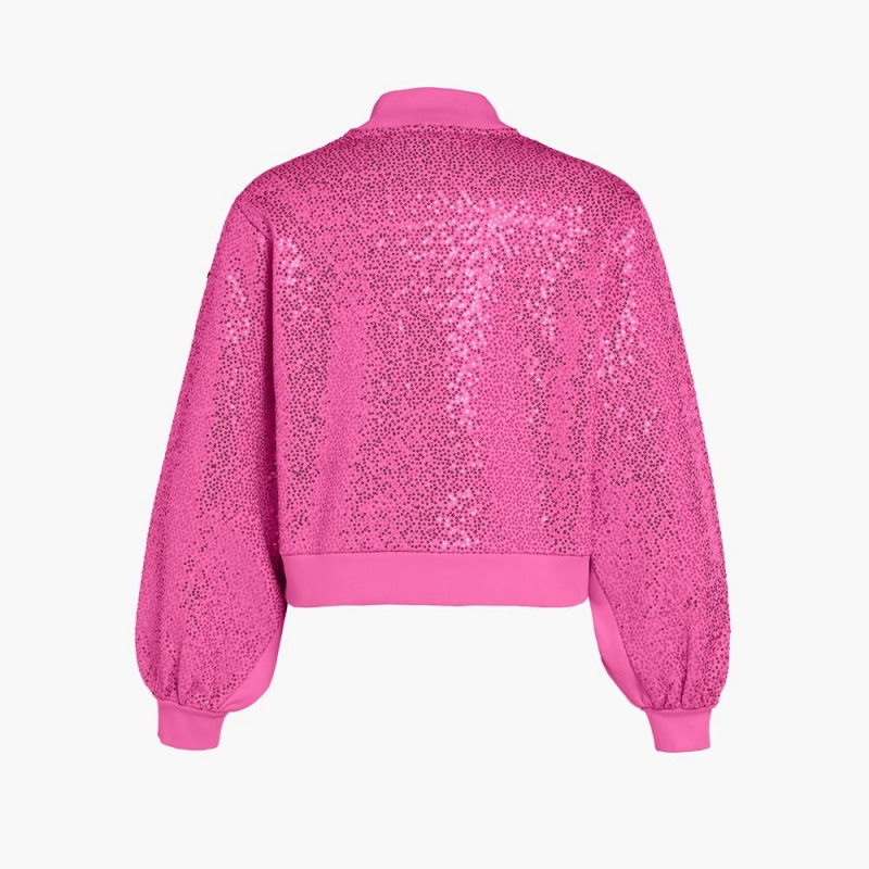 Goldbergh LOLA round neck Sweater Pink | 70416-JKUV