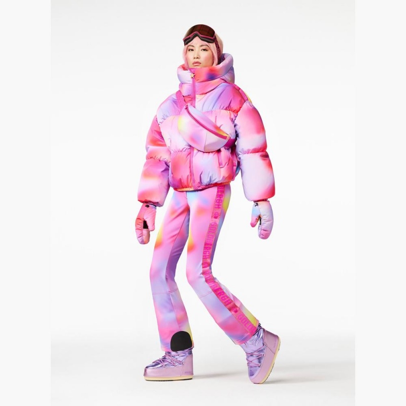 Goldbergh LUMINA Ski Jacket Pink Purple | 49675-PBSN