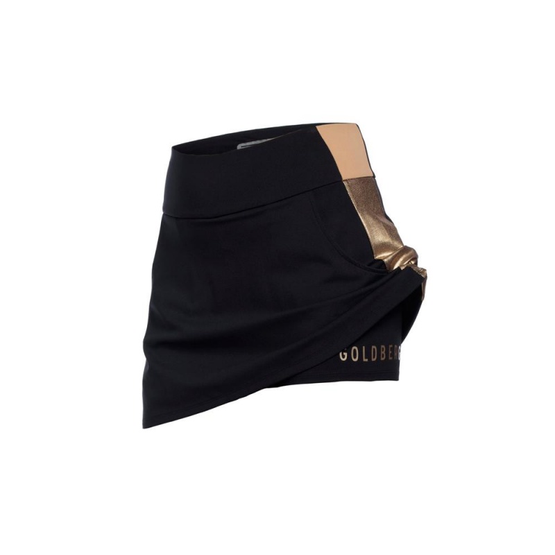 Goldbergh Lawn Skirt Gold | 64958-HLBQ