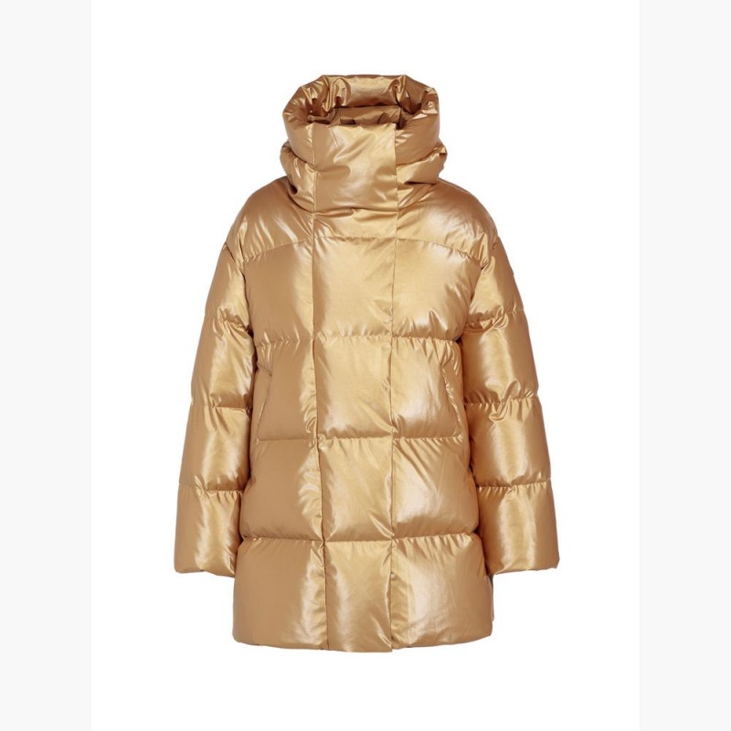 Goldbergh METALLIC Jackets Gold | 98503-UOBV