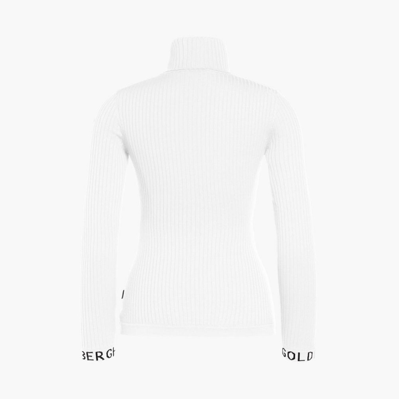 Goldbergh MIRA long sleeve knit Sweater White | 53927-GXSU