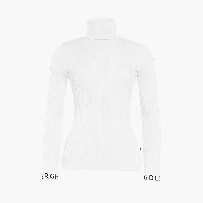 Goldbergh MIRA long sleeve knit Sweater White | 53927-GXSU