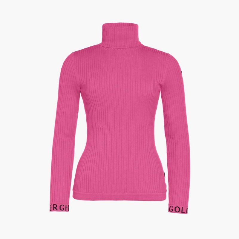 Goldbergh MIRA long sleeve knit Sweater Pink | 86279-GFKC