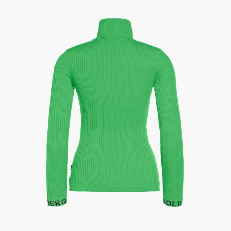 Goldbergh MIRA long sleeve knit Sweater Green | 81470-UQMN