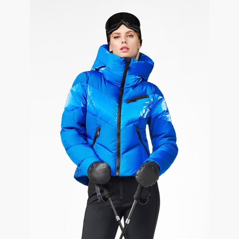 Goldbergh MORAINE Ski Jacket Blue | 29043-OFMK