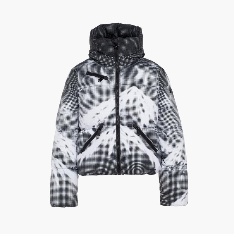 Goldbergh PAMMY Ski Jacket Black / White | 43859-OXKV