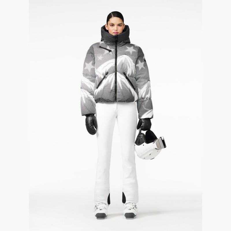 Goldbergh PAMMY Ski Jacket Black / White | 43859-OXKV