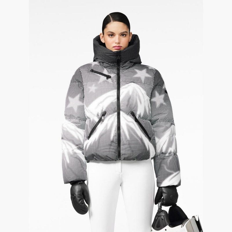 Goldbergh PAMMY Ski Jacket Black / White | 43859-OXKV