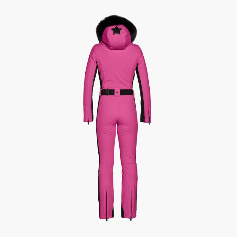 Goldbergh PARRY faux border Ski Suit Pink | 01975-ASVR