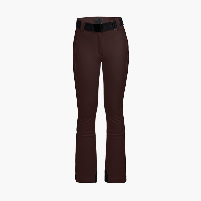 Goldbergh PIPPA Ski Pants Dark Brown | 70438-CGLH