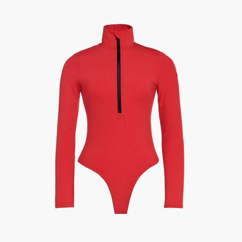 Goldbergh POPPY ski body Ski Tops Red | 06437-OUAV