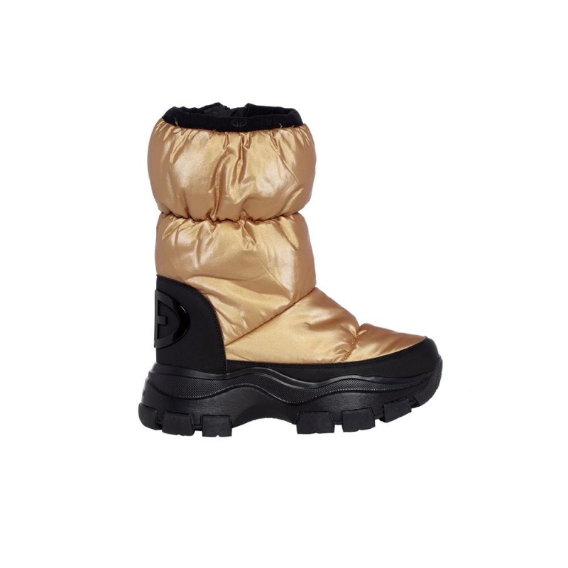 Goldbergh POWER Snow Boots Gold | 28356-SZNQ