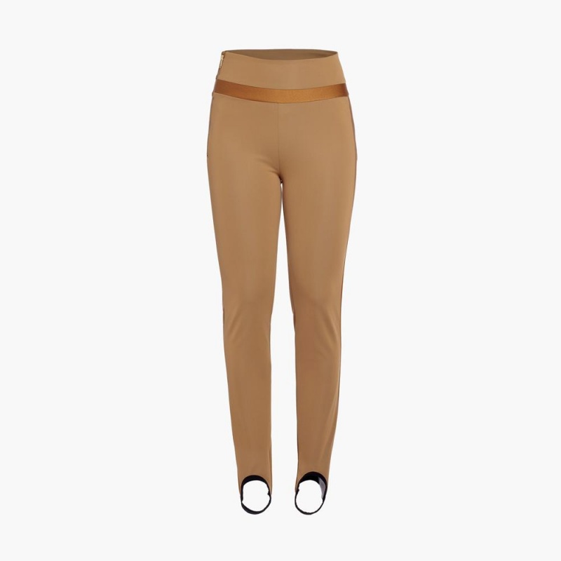 Goldbergh PRAISE ski Leggings Brown | 95682-HNYC