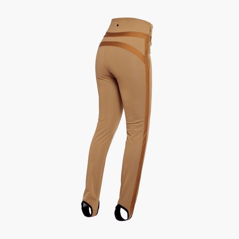 Goldbergh PRAISE ski Leggings Brown | 95682-HNYC