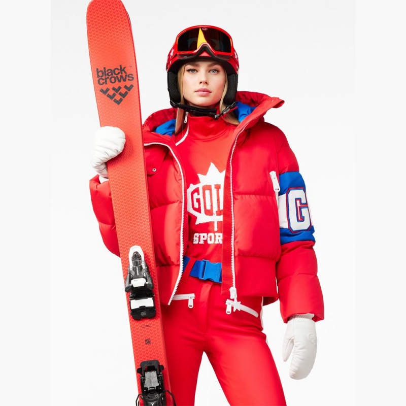 Goldbergh PUCK Ski Jacket Red | 36908-DJYF