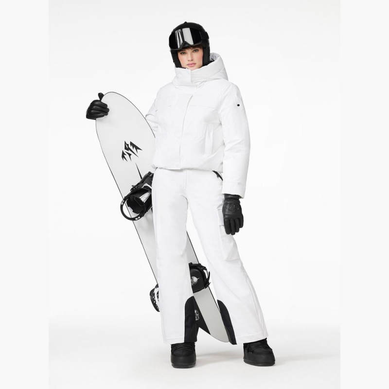 Goldbergh RILEY Ski Jacket White | 23496-XQOT