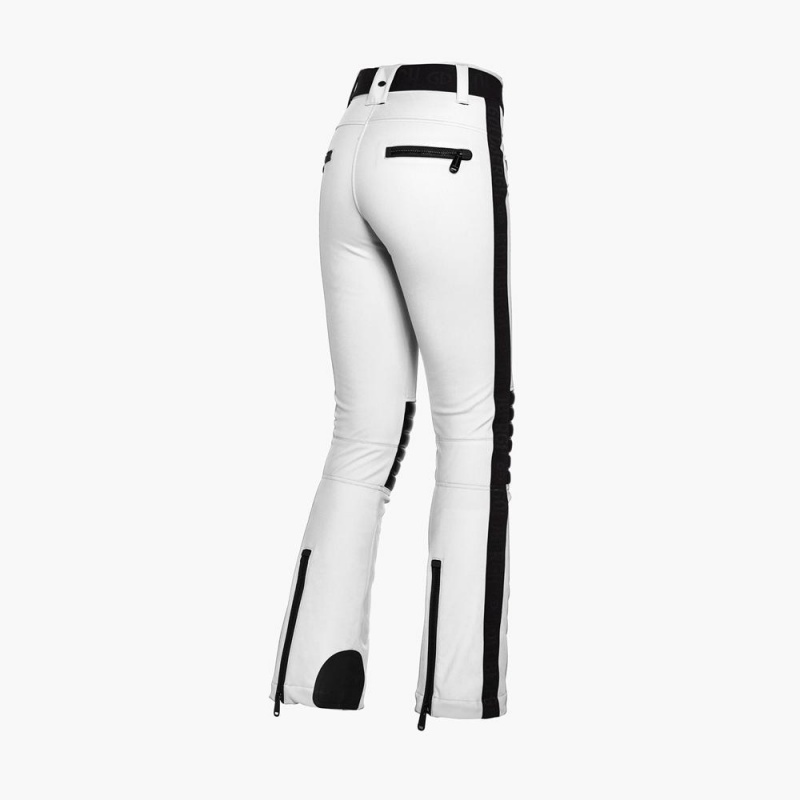 Goldbergh ROCKY long Ski Pants White | 93815-KNST