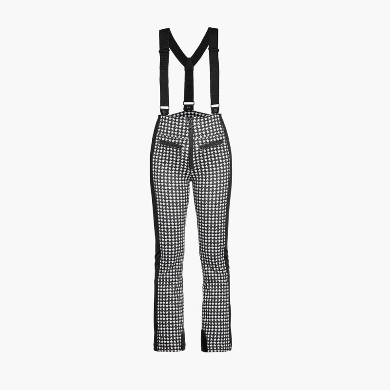 Goldbergh STARSKI Ski Pants Black / White | 42895-BQXW