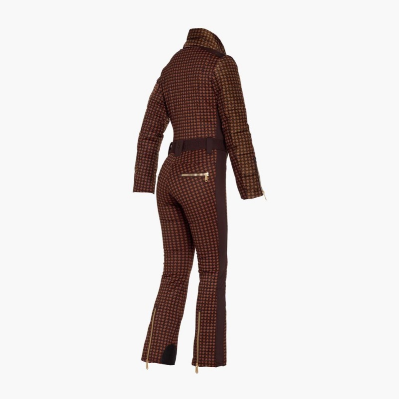 Goldbergh STARSTRUCK Ski Suit Dark Brown | 45961-ITYP