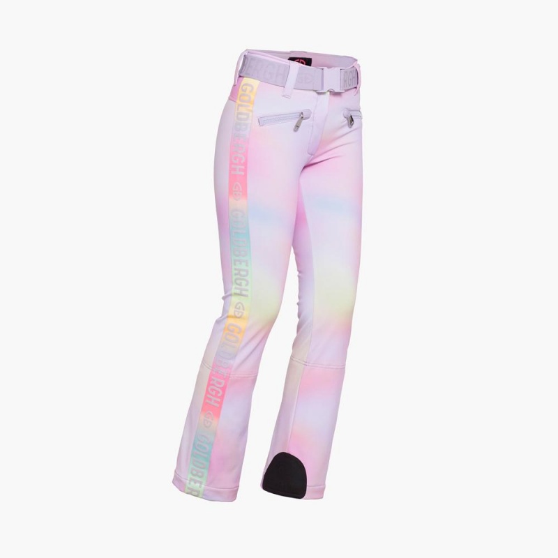 Goldbergh SUPERNOVA Ski Pants Light Pink | 83621-WJIM