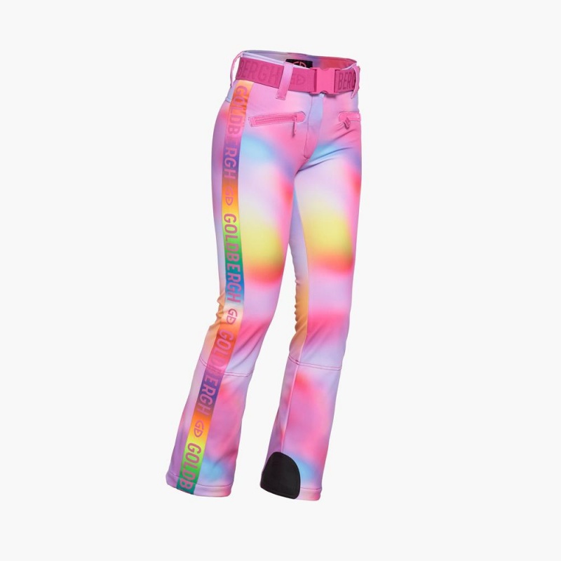 Goldbergh SUPERNOVA Ski Pants Pink Purple | 89720-KGPR