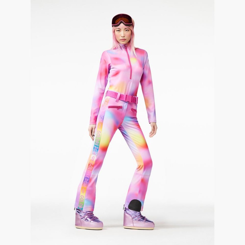 Goldbergh SUPERNOVA Ski Pants Pink Purple | 89720-KGPR