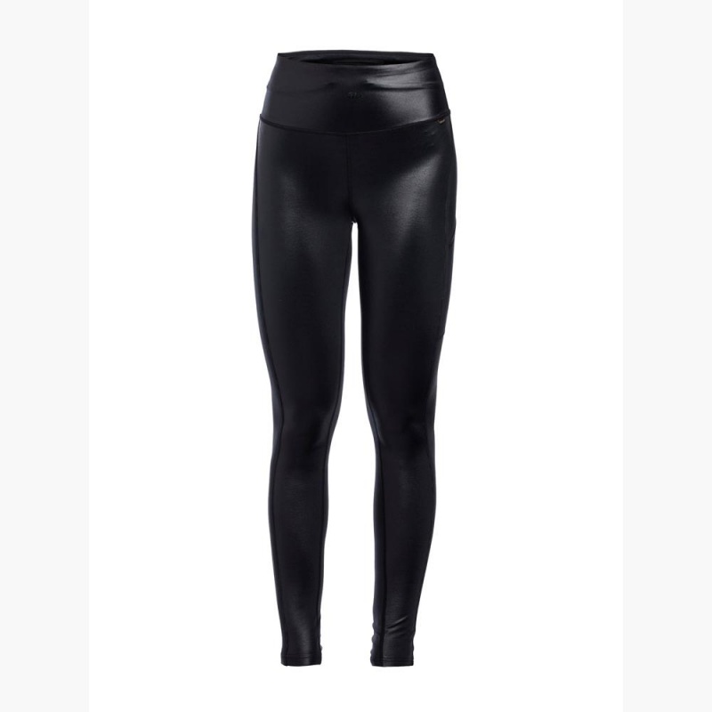 Goldbergh Sheen Leggings Black | 45913-RMQB