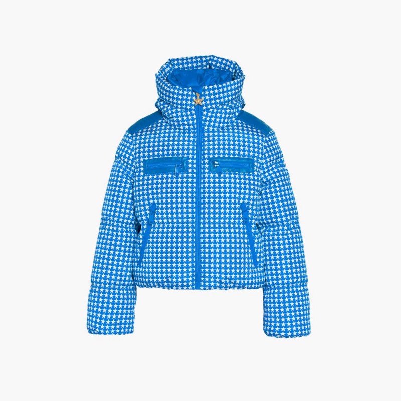 Goldbergh TRACK Ski Jacket Blue | 47685-ECAG