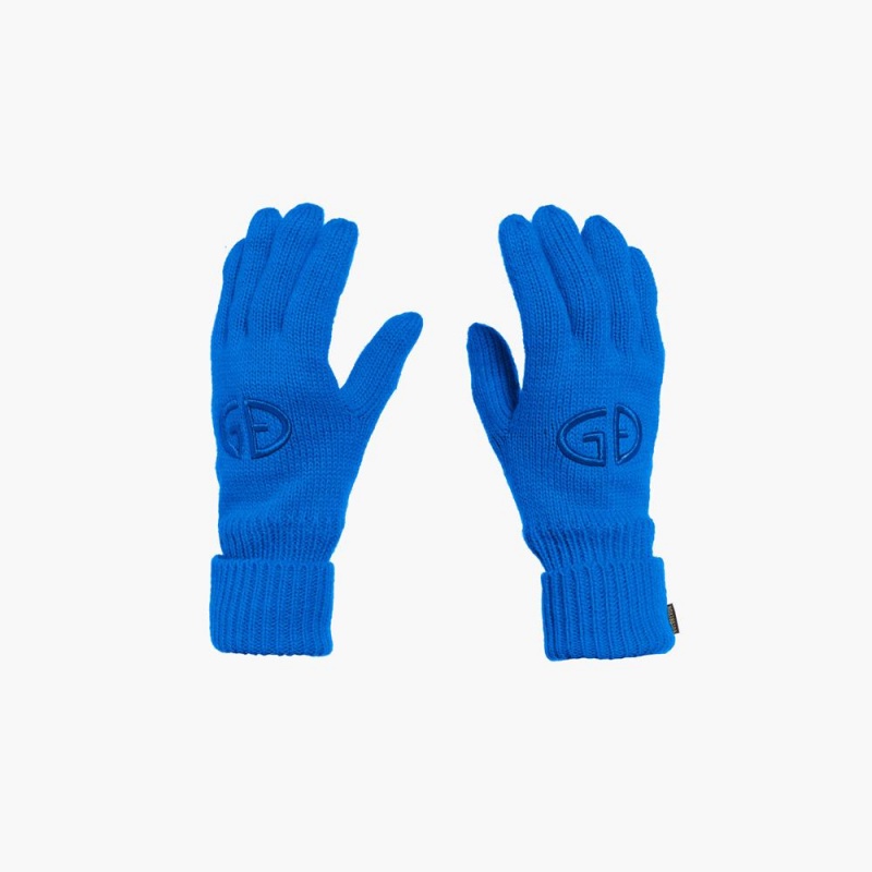 Goldbergh VANITY Gloves Blue | 69273-JCWE