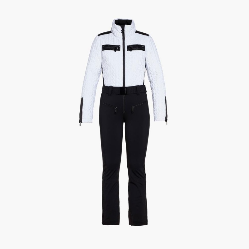 Goldbergh VISION Ski Suit Black / White | 75198-OITJ