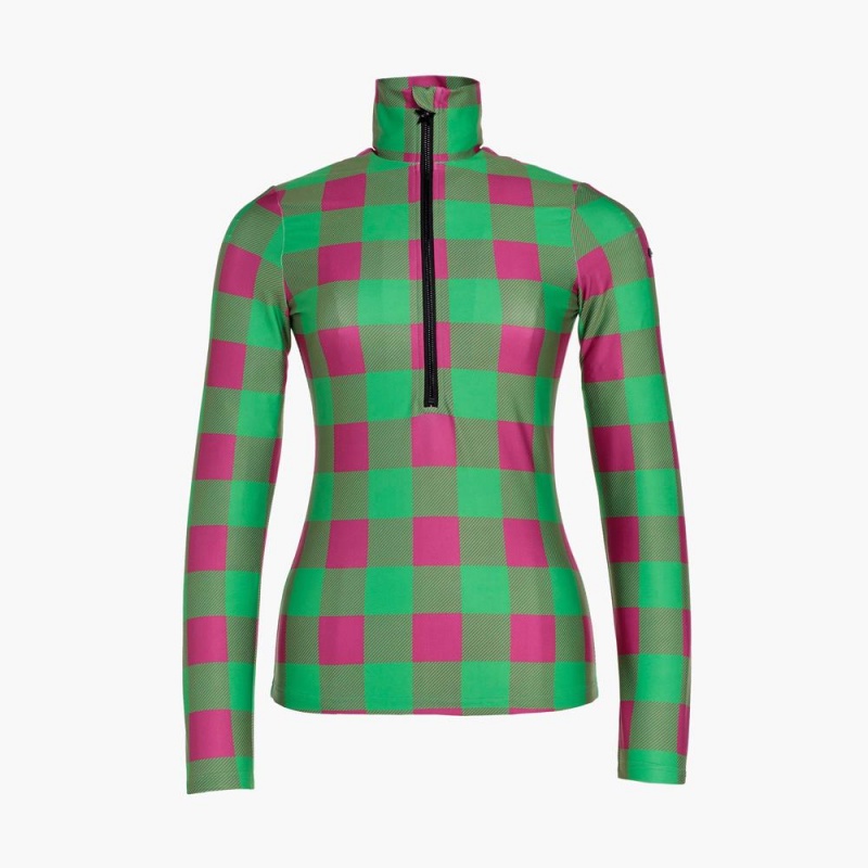 Goldbergh WOODY Ski Pully Green / Pink | 82974-DCAL