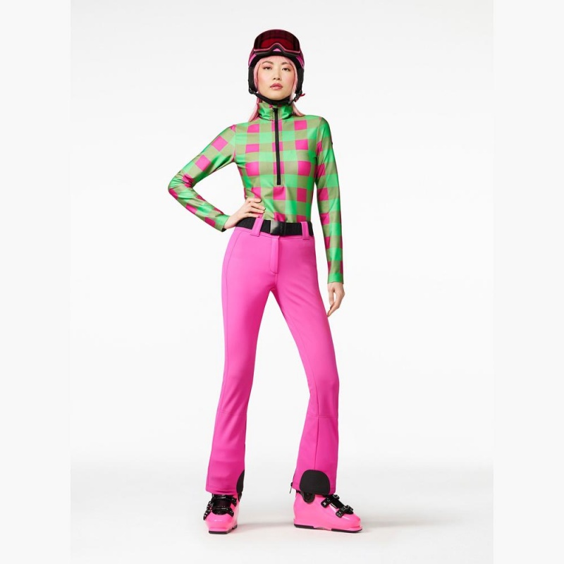 Goldbergh WOODY Ski Pully Green / Pink | 82974-DCAL